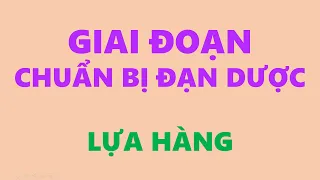 Giai đoạn chuẩn bị đạn dược. Lựa hàng