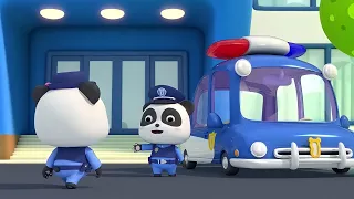 Baby Bus Game | Brave Policeman Patrols The Street | Baby Panda Police Officer | Android Gameplay ||