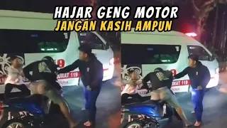 Aksi Geng Motor Sok Keras,Yang Akhirnya Di H4jar Warga