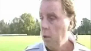 Harry Redknapp gets hit by a football during an interview! (The Unseen Footage)