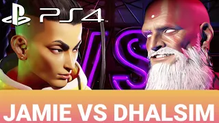 Street Fighter 6 PS4 JAIMIE Vs DHALSIM Epic Fight 4k 60FPS