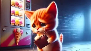 Kitten Can't afford an Ice Cream Sad Story (ai cover) #catvideos