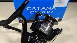 Распаковка катушки Shimano Catana C3000 FD из Rozetka.com.ua