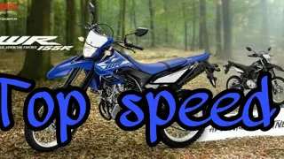 Top speed of YAMAHA WR 155r