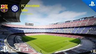 eFootball 2023 (PES) - Barcelona vs Inter | Spotify Camp Nou | Gameplay PS4 Slim™