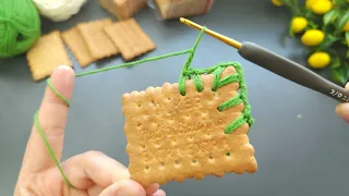 Wow! AMAZING!🤑You haven't seen this before! Look what I did with the biscuits🧇CROCHET different IDEA