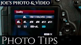 How To Switch Between RAW & Jpeg On A Canon DSLR | Photography Tips