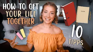 GET YOUR LIFE TOGETHER - 10 Tipps für Organisation, Zeitmanagement und Planung // JustSayEleanor