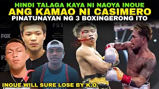 Hindi talaga kaya ni INOUE ang kamao ni CASIMERO ayon sa 3 boxer na ito