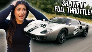 Hailie Deegan Drives My 1966 Superformance GT40 and 2005 Ford GT!!  What a wild ride!