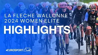 WHAT A VICTORY 🏆 | 2024 La Flèche Wallonne Women Elite Race Highlights | Eurosport Cycling