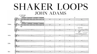 John Adams - Shaker Loops (1982) Score