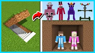 MIPAN & ZUZUZU Buat Ruangan Rahasia Paling Aman Vs Pasukan BanBan Dan Chef Pigster Di Minecraft!