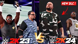 The Dudley Boyz DLC Pack ! WWE2K24 VS WWE2K23 🤔