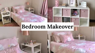 My Daughter's Low Budget Bedroom Makeover: MRP Home, Sheet Street, Decofurn | South African Youtuber