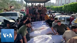 Funerals Held for Gazans Killed in Israeli Airstrikes | VOA News