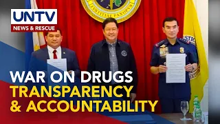 War on drugs transparency at accountability, tiniyak kasunod ng PNP-NBI MOA