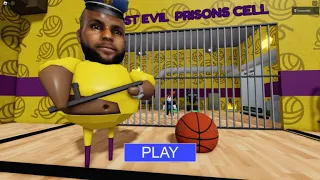 🏀 LEBRON BARRY'S PRISON RUN! (Obby) #roblox #scaryobby