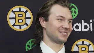 Andrew Peeke PUMPED After Being Traded to Bruins