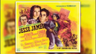 Jesse James 1939 Western Tyrone Power Henry Fonda Nancy Kelly Randolph Scott