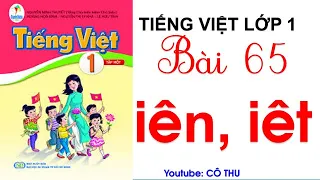 Bài 65: iên. iêt | Tiếng Việt lớp 1|Đánh vần Tiếng Việt | learn Vietnammese| Sách Cánh Diều