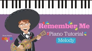 How to Play Remember Me (Coco) Melody - Easy Piano Tutorial - Hoffman Academy