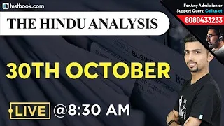 8:30 AM - 30 October The Hindu Editorial Analysis by Aditya Sir | Maharashtra Assembly Elections