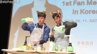 [190511] Making Chocolate Drinks (TayNew Fan Meeting in Korea)