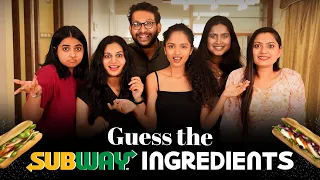 Guess the SUBWAY Ingredients Challenge 🥪😂 | Mad For Fun