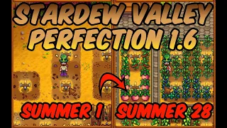 Stardew Valley Perfection Year 1 Summer