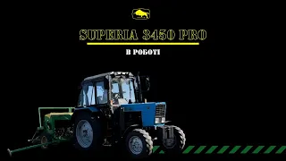 Навісна сівалка Superia 3450 Pro в роботі