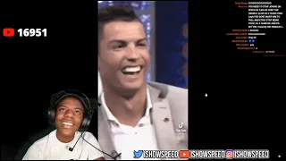 IShowSpeed reacts to Christiano Ronaldo and Messi being friends