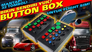 Homemade Flight & Driving Sim Button Box (32 Buttons)