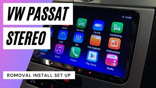 VW Passat B6 B7 Radio Stereo Removal Android Installation Set Up