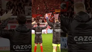 INTERNACIONAL* LOS HINCHAS DEL FRIBURGO 🔴⚪ EN LA BUNDELIGA ALEMANA