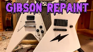 Gibson Flying V & Explorer 90 Repaint