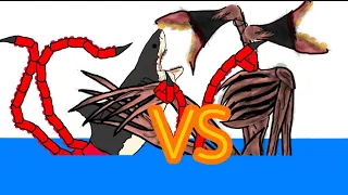 Siren head vs Sharktopus | AUTO RPG Anything