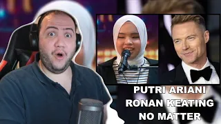 PUTRI ARIANI DAN RONAN KEATING! Jakarta concert - Boyzone No matter - TEACHER PAUL REACTS