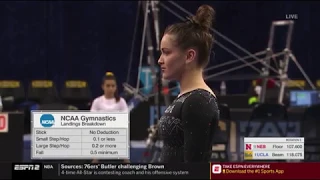 Norah Flatley (UCLA) 2019 Beam vs Nebraska 9.875