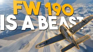 FW 190 Wrecks All! - War Thunder Gameplay