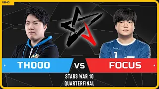 WC3 - [HU] TH000 vs FoCuS [ORC] - Quarterfinal - Stars War 10