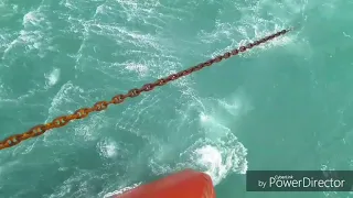 Ship anchor heaving up