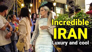 IRAN 2023 | NIGHTLIFE OF IRANIAN GIRLS and BOYS IN LUXURY Neighborhood ایران