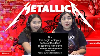 Two Girls React to Metallica - Blackened - Lyrics