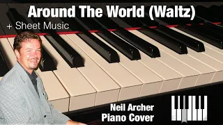 Around The World (From the Movie "Around The World In 80 Days") - Piano Cover + Sheet Music