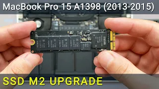 MacBook Pro 15 A1398 How to install M2 SSD upgrade
