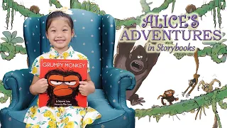 GRUMPY MONKEY by Suzanne Lang - READ ALOUD |Alice's Adventures in Storybooks | Bedtime | Storytime