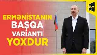 Prezident İlham Əliyev sülh müqaviləsindən danışdı