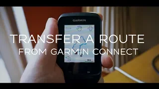 How To Transfer A Course To A Garmin Cycling Computer Using The Garmin Connect App