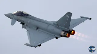 [4K] RAF Typhoon at Coningsby AB #military #airforce #cobrawarrior